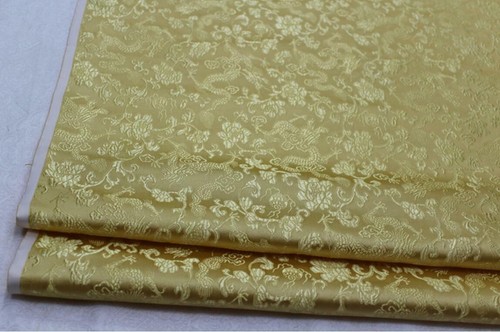 Faux Silk Brocade (Dragon Shadow) Jacquard Damask Kimono Fabric Material*BC2 - Picture 23 of 26