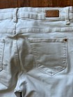 FB Sister Jeans White Denim High Waist Skinny Distressed Stretch sz 27 w/ zipper — photo 7
