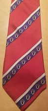 Vtg 90s Les Olivades Pierre Deux Style Silk Neck Tie Provence Print France