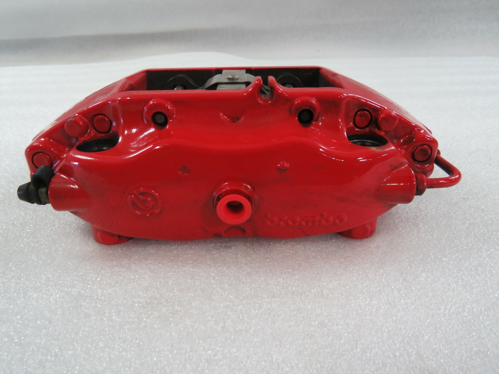 Ferrari 612 Scaglietti, LH, Left, Rear Brake Caliper, Red, Used, P/N 202374