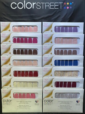   COLOR STREET NAIL WRAPS   NAIL POLISH STRIPS   RETIRED LIMITED VARIETY   