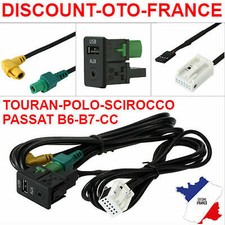 USB Aux in Adaptateur AUTO RADIO pour VW Golf 5 6 PASSAT TOURAN rcd510 rcd310