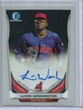 LeVon Washington 2014 Bowman Chrome Autograph Rookie