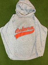 80s Auburn Tigers - Champion Brand - Vintage College Hoodie XL 