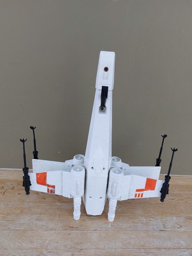 VINTAGE STAR WARS - X-WING - PALITOY - 100% COMPLETE - WHITE HARD PLASTIC - VGC - Picture 13 of 23