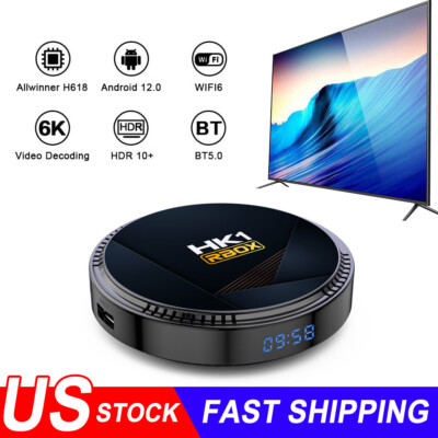 2023 NEW HK1 TV BOX 6K 5G WIFI 4+128GB Android 12 Quad Core Smart Media Player