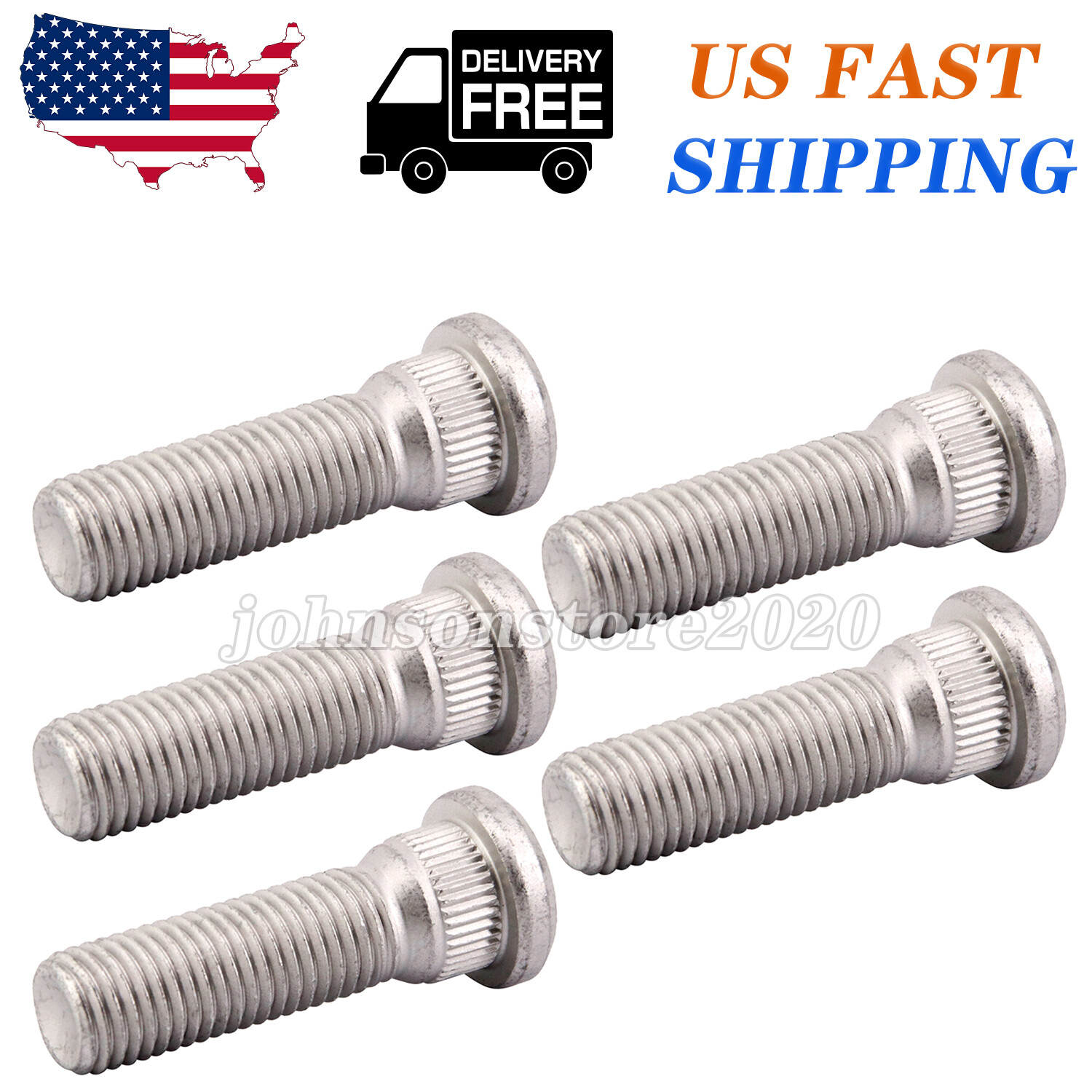 5pcs WHEEL LUG STUD HUB BOLT Fit for TOYOTA TACOMA TUNDRA LEXUS 90942-02049