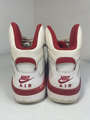 nike air force 180 mid white hyper red