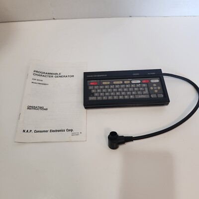 NAP Consumer Electronics Programmable Movie Character Generator Model V80090BK01