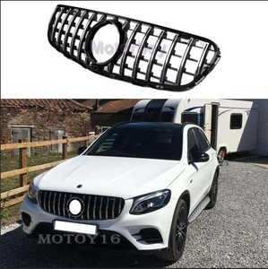 Details About Gt R Panamericana Grill For Mercedes Glc Class 220 250 350 43 Amg 16 18 Silve Au