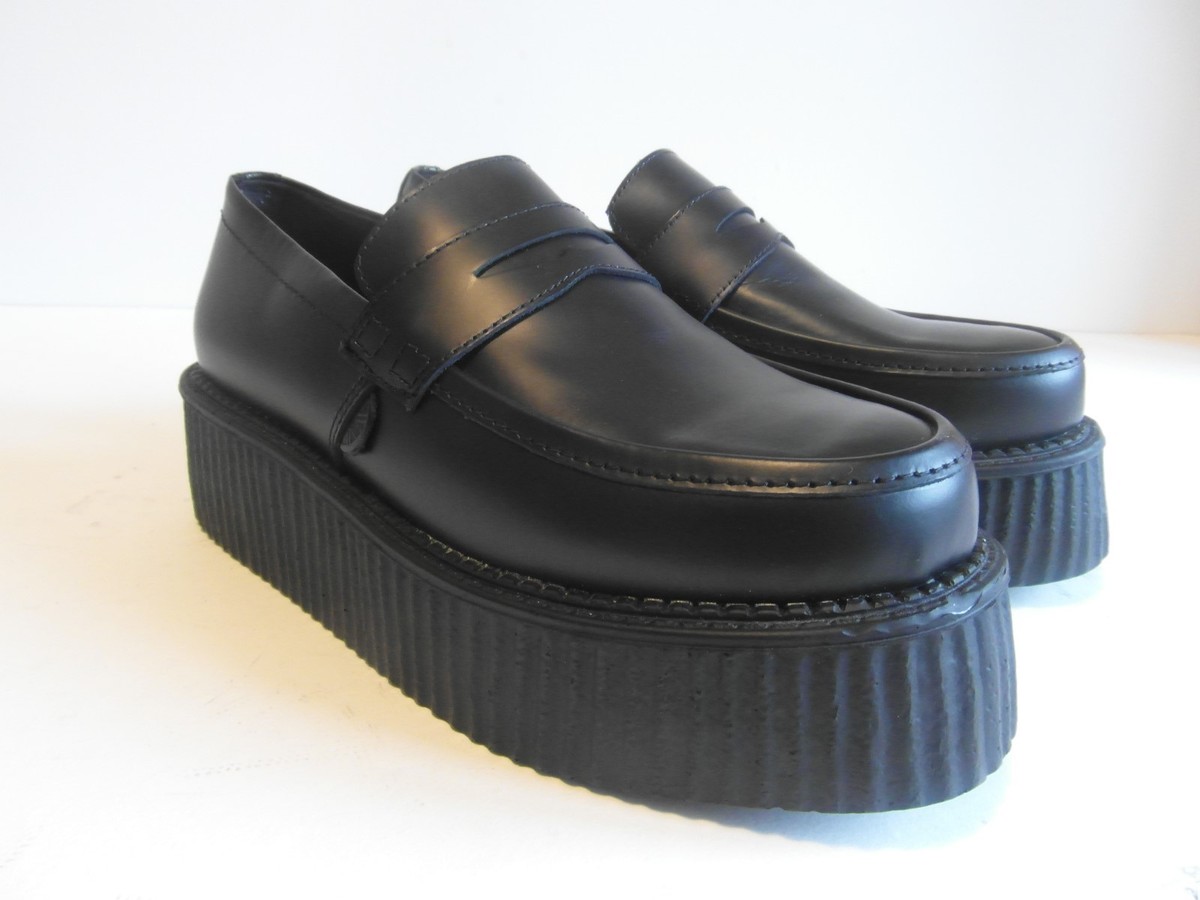 Underground Double Sole Leather Creepers UK EU 39