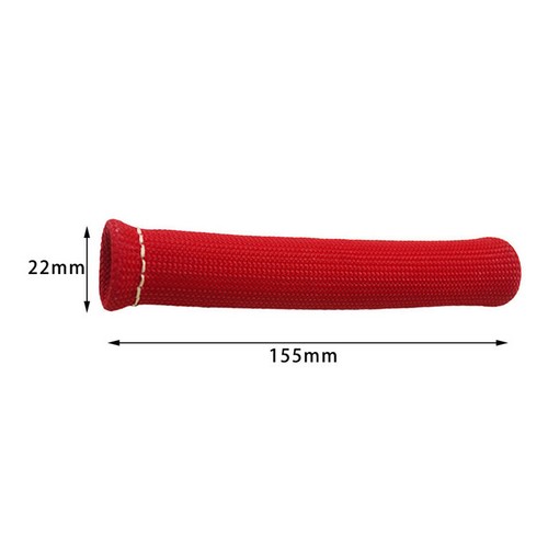 Car Red Spark Plug Wire Boot Protector Sleeve Heat Shield Cover Sleeve Protectio - Picture 7 of 8