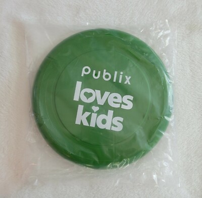 Publix Green Frisbee Toy Novelty Collectible Gift Supermarket Sports Fun Outdoor