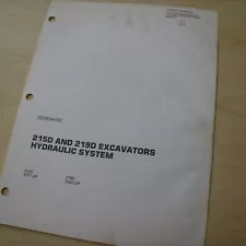 CAT 215D 219D CRAWLER EXCAVATOR HYDRAULIC System Schematic shop diagram manual
