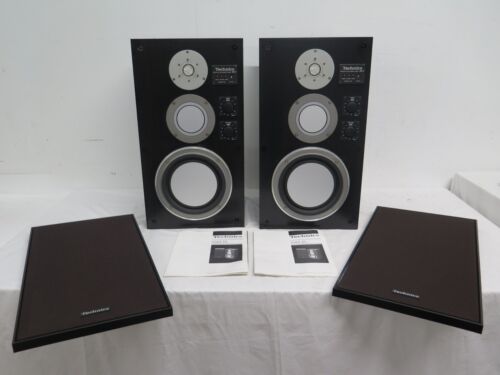 Technics model sb-5 homecomb disc 3 way speaker system black 23 inch - Picture 1 of 17