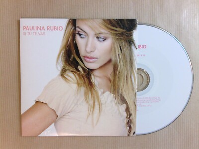 PROMO CD 1 TITEL / PAULINO RUBIO / WENN DU GEHST / SEHR GUTER ZUSTAND