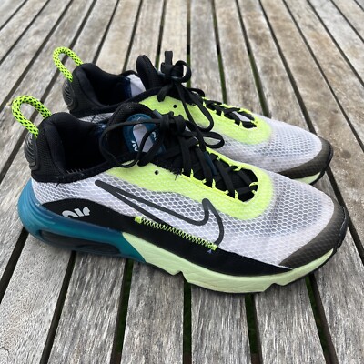 Nike Air Max 2090 Blue Volt Shoes USA 5Y Women s Runners CJ4066-101 React Dunk
