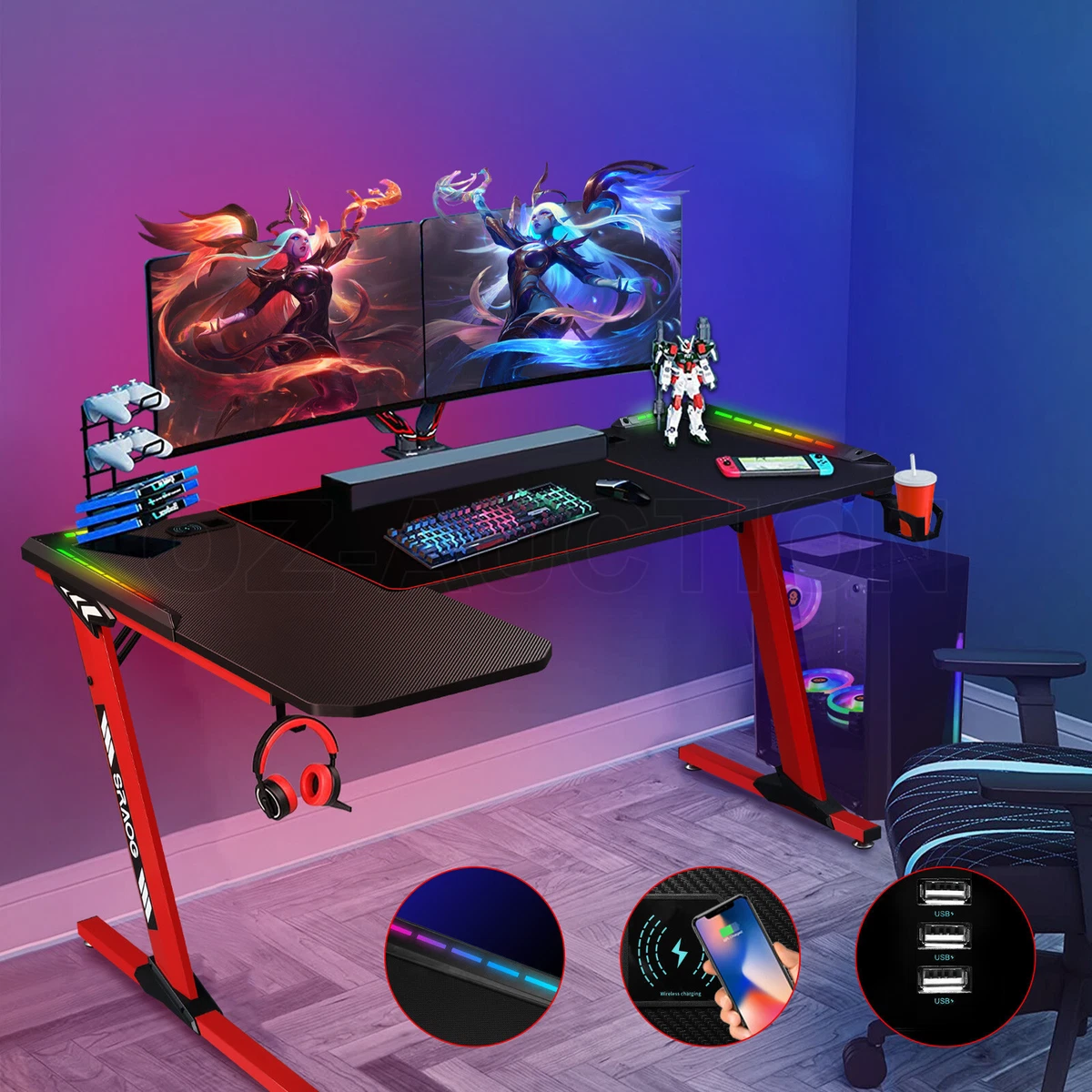 Racer gaming desk online
