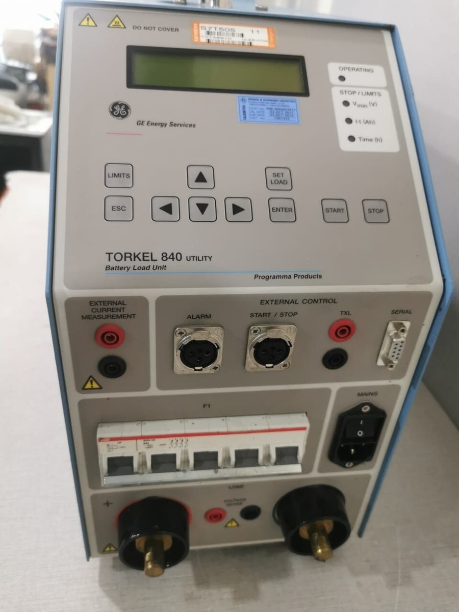 TORKEL 840 UTILITY Battery Load Unit / GE Energy BS-49074 , R104