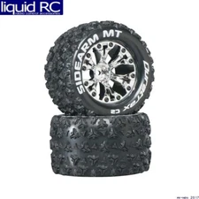 Duratrax C3515 Sidearm MT 2.8 inch 2WD Mounted Rear C2 Chrome (2)