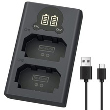 Dual USB Charger Set Compatible for Sony NP-FZ100 Camera