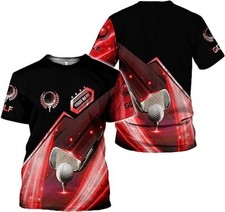 Personalized Golf 3D Full Color Shirts, Custom Name Golf 3D Shirt for Men, Women