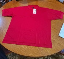New Men's Nike Golf Polo Shirt 3XL Red -Tag says XL, measures like 3XL NWT