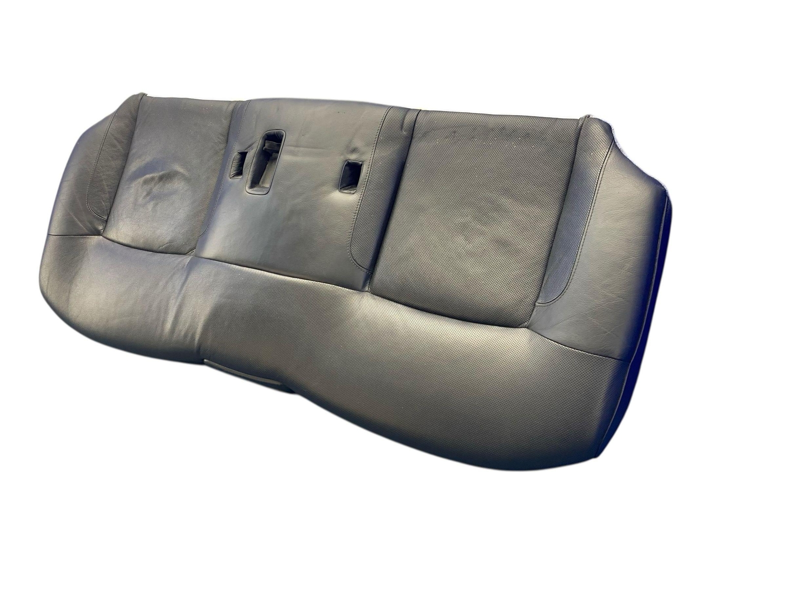 2009-2014 ROLLS ROYCE GHOST RR4 REAR LOWER BENCH SEAT CUSHION LEATHER *WEAR* OEM