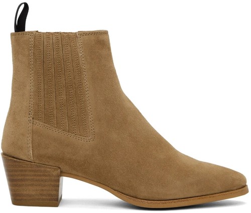 Rag & Bone Tan Rover Chelsea Boots Camel Suede Women's Size 7.5 $395 - 第 1/10 張圖片