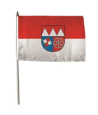 U24 Unterfranken Flagge 30x45 Cm - Premium Bootsflagge Aus Polyester