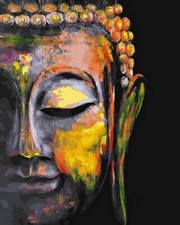 Paint By Numbers Adults kids Buddha Figure DIY Painting Kit 40x50CM Canvas
