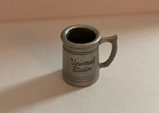 Universal Studios Pewter Miniature Mug Collectors Miniature Mug Cup Vintage