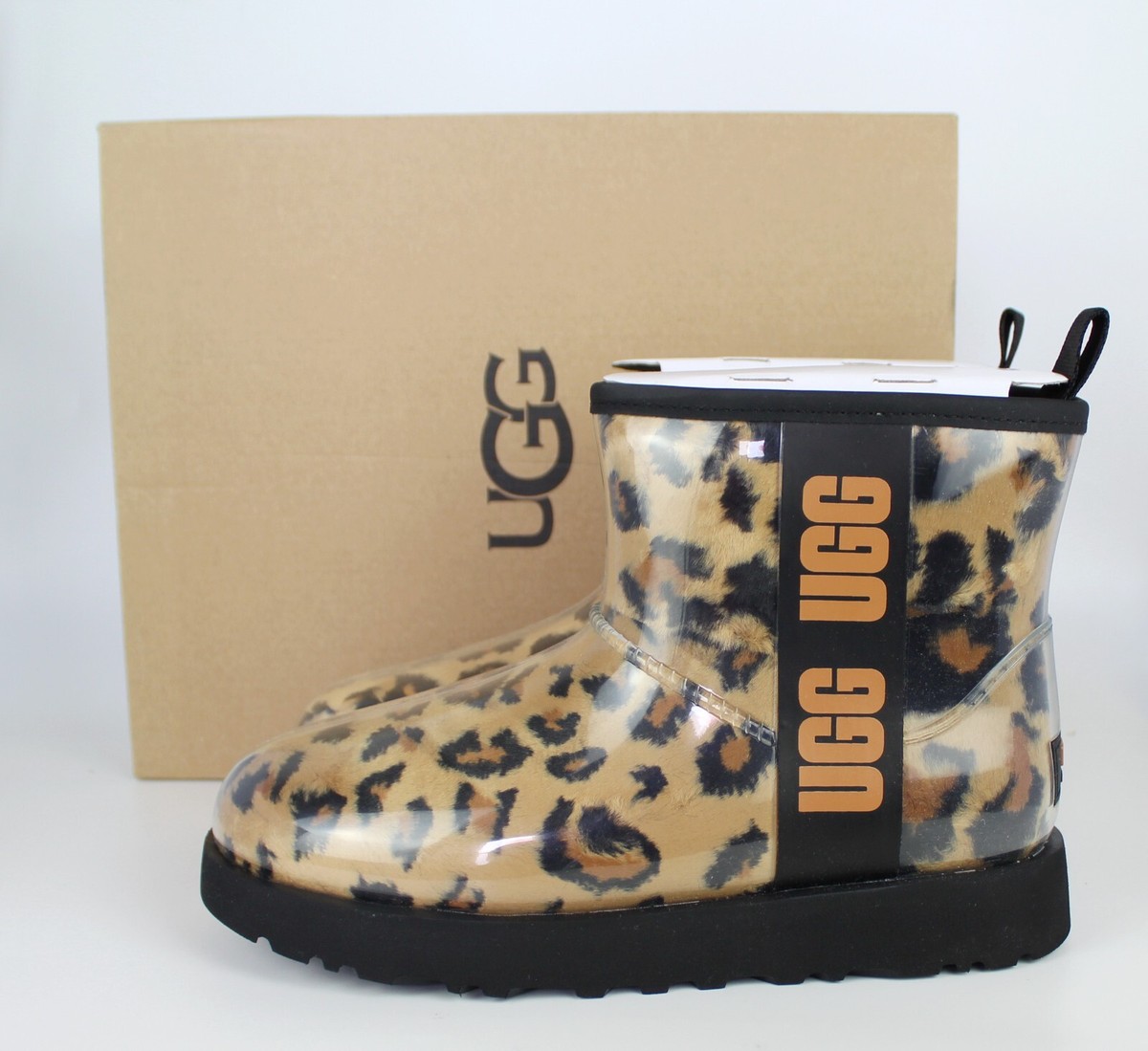 NEW UGG Classic Mini Waterproof Clear Boot, US 6, MSRP $150 | eBay