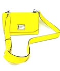 DKNY Charm Pebbled Leather Women's Crossbody Travel Yellow Bag - USA IMPORT