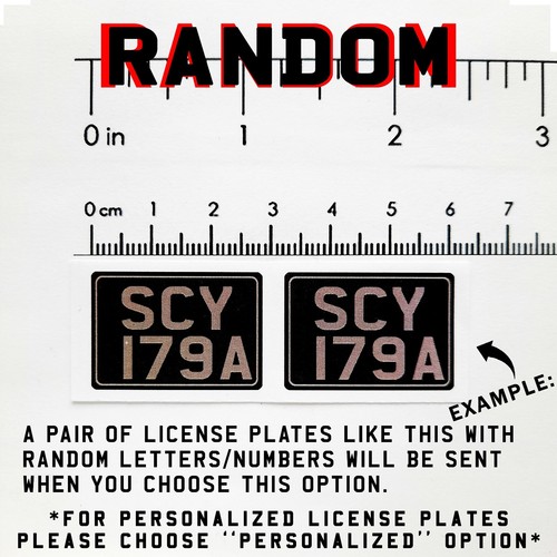 RC 1/10 UK BRITISH Number Plates Scale Sticker GB BRITAIN License Plate Licence - Picture 122 of 191