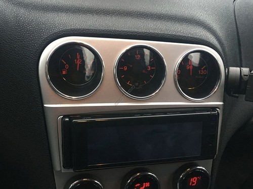 Pour Alfa Romeo 156 03-05 Anneaux Aluminium des indicateurs du tableau de bord - Imagen 6 de 8