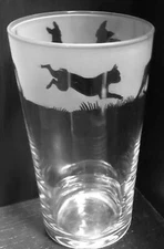 BOSTON TERRIER Frieze Boxed 57cl Conical 1 Pint Glass