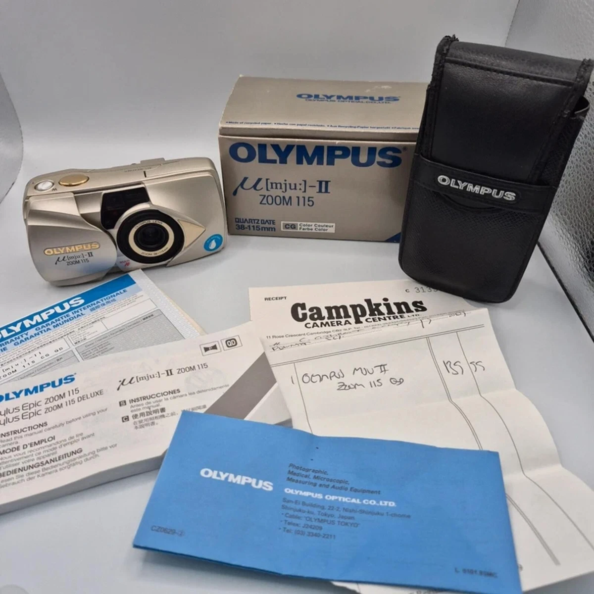 Olympus µ[mju:]-II Zoom 115 Film Cameras for sale | eBay
