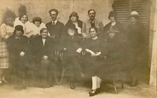 Piombino (Livorno) foto cartolina 1924 festeggiamenti per Nozze d'Oro
