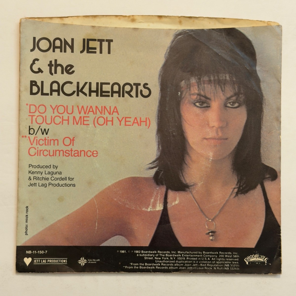 Joan Jett & The Blackhearts~Do You Wanna Touch Me (Oh Yeah) 7