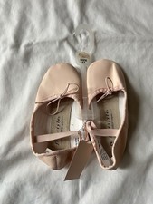 Freestyle Danskin Size 12 Girl  s Pink Ballet Shoes Slippers Elastic