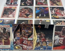 Houston Rockets Basketball Cards Lot Drexler Johnson SP Fleer Metal 1989 - 2020