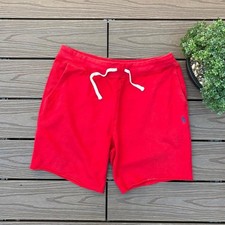 Ralph Lauren Men's XL Shorts in Red with Navy Horse embroidery