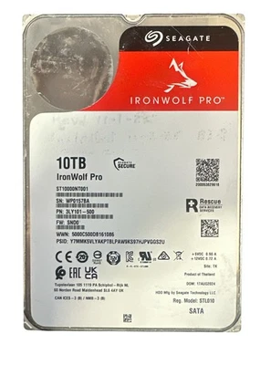 Seagate IronWolf Pro 10TB Hard Drive ST10000NT001 - Image 1 of 3