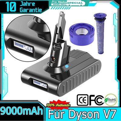 9Ah Akku mit LED-Anzeige Für Dyson V7 SV11 Animal Fluffy Professional Sony Cell