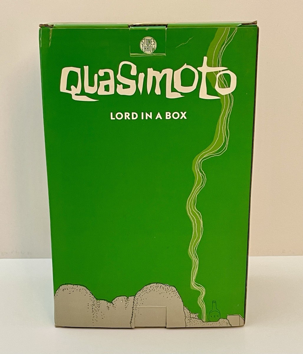 Quasimoto Blue Signed Sketch Madlib & Jeff Jank Stones Throw Vinyl