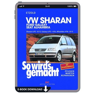 VW Sharan I Typ 7M8, 7M9 1995-2010 So wird's gemacht Werkstatthandbuch E-Book