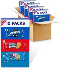 Cookies Variety Pack, OREO, Nutter Butter, CHIPS AHOY , 40 Snack Packs 4 Coo...