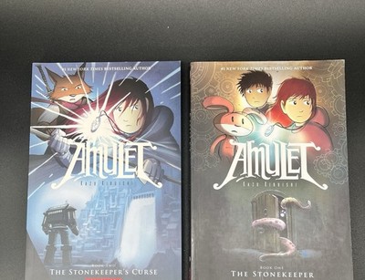 Amulet Books 1-2 by Kazu Kibuishi Graphic Novels Paperbacks Unread