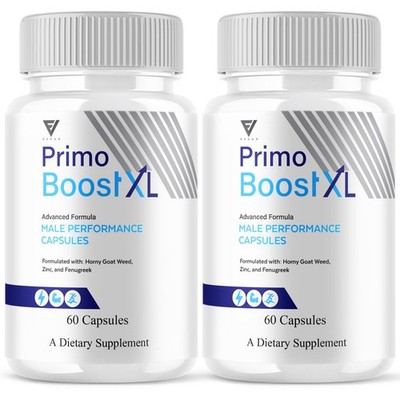 (2 Pack) Primo Boost XL Performance Capsules, PrimoBoostXL Pills (120 Capsules)
